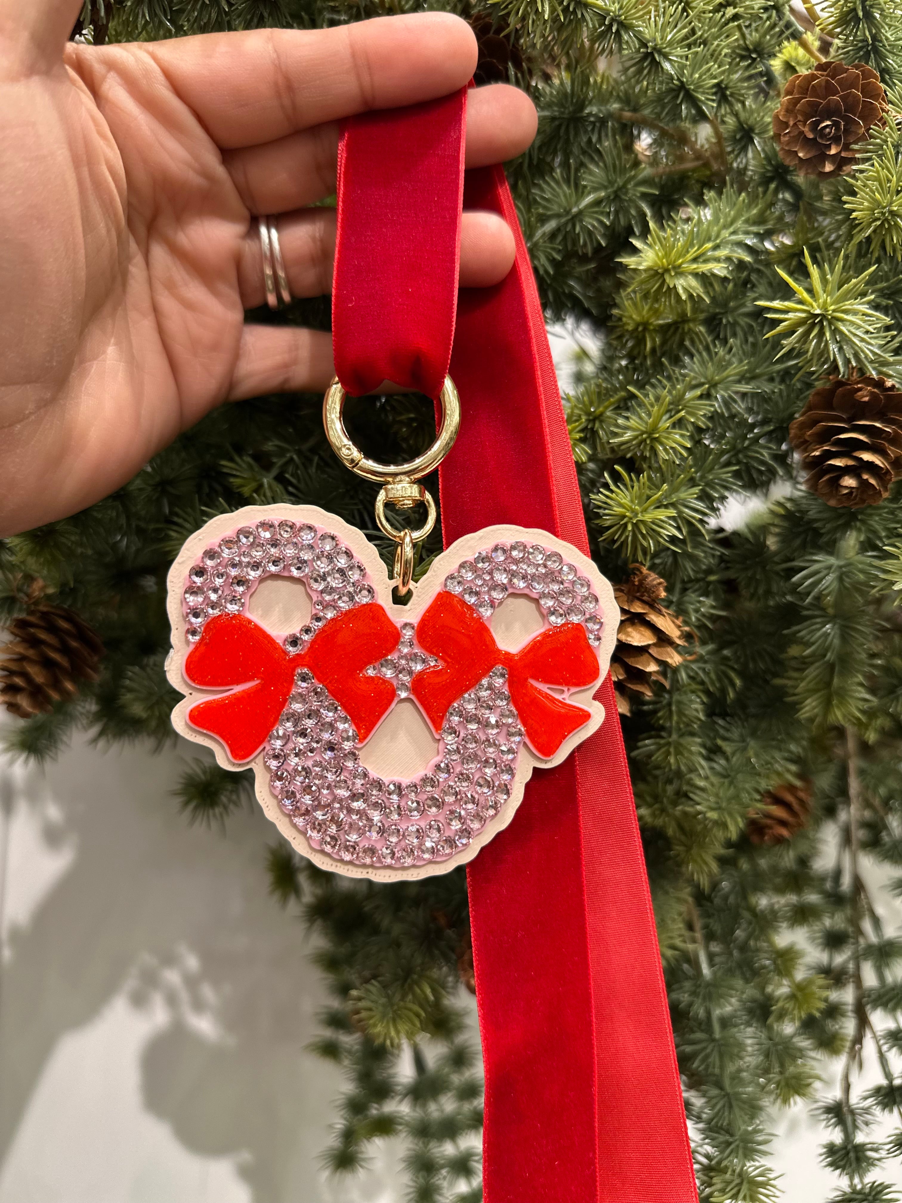 Pink wreath Keychain