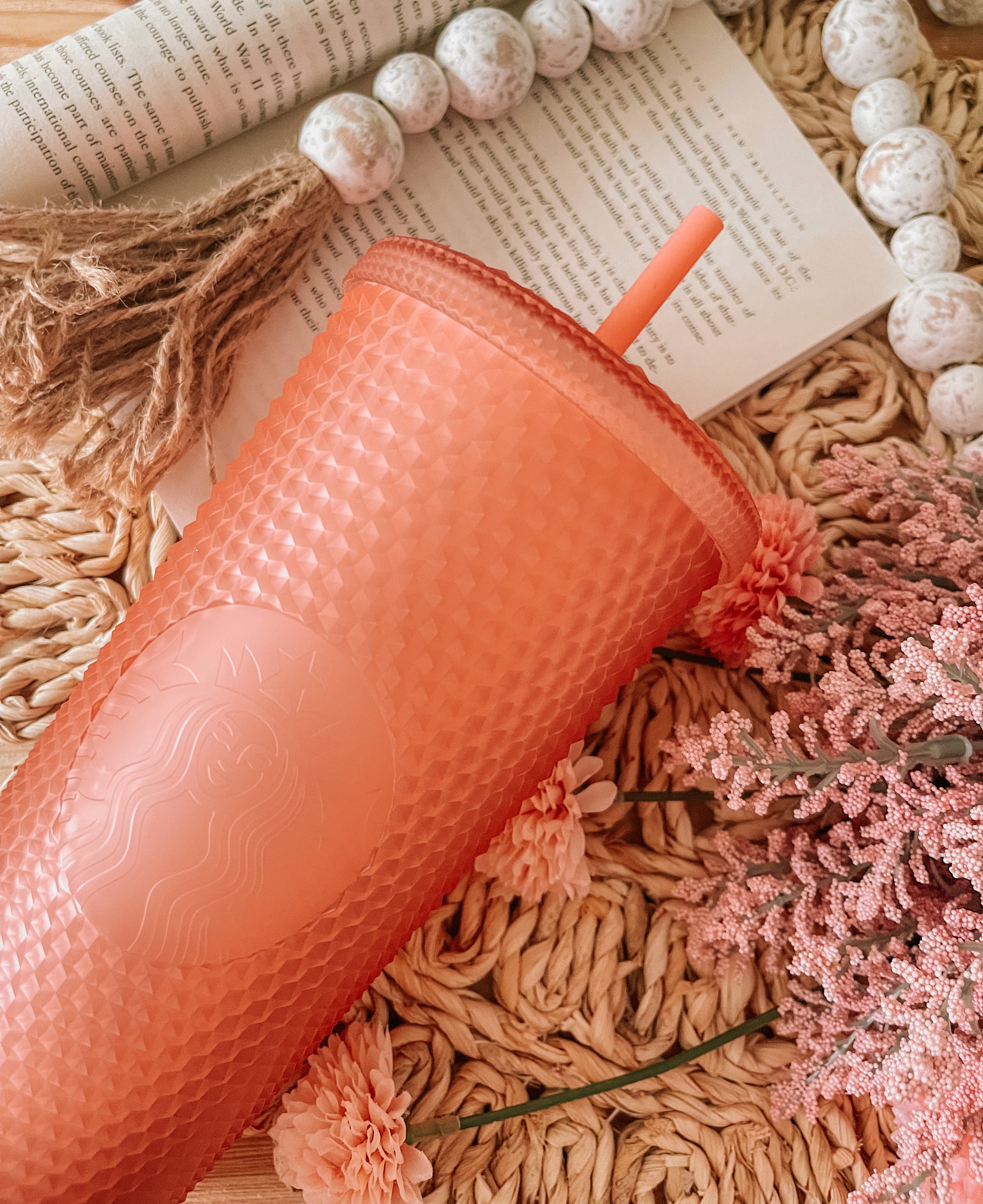 Girl Ginger straw charm