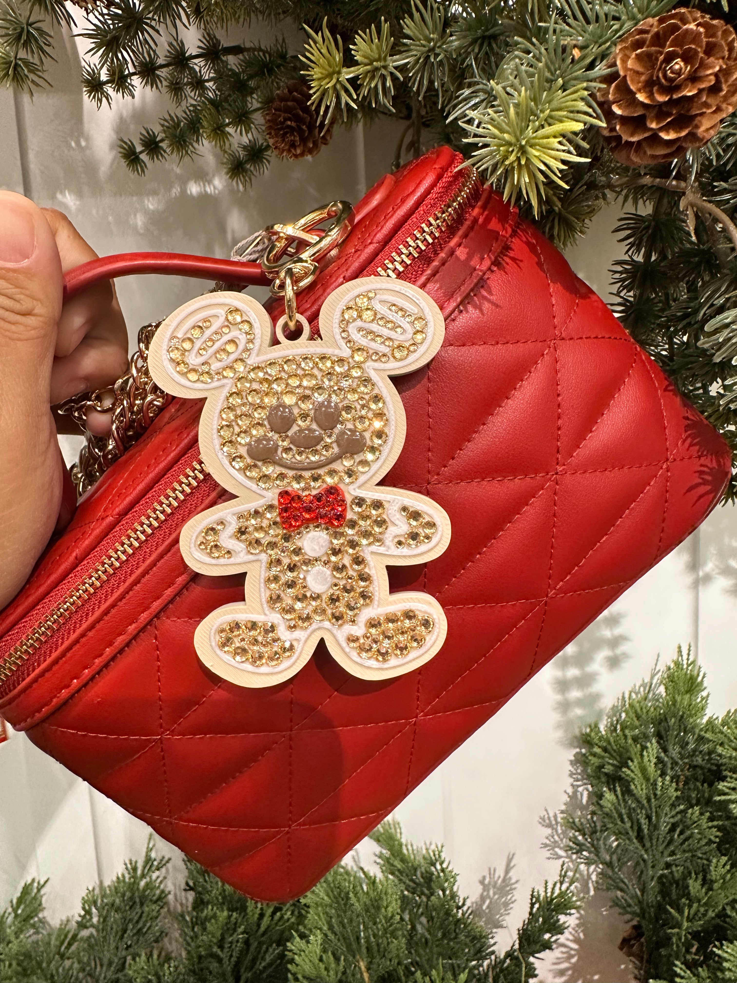 Gingerbread Mouse Keychain