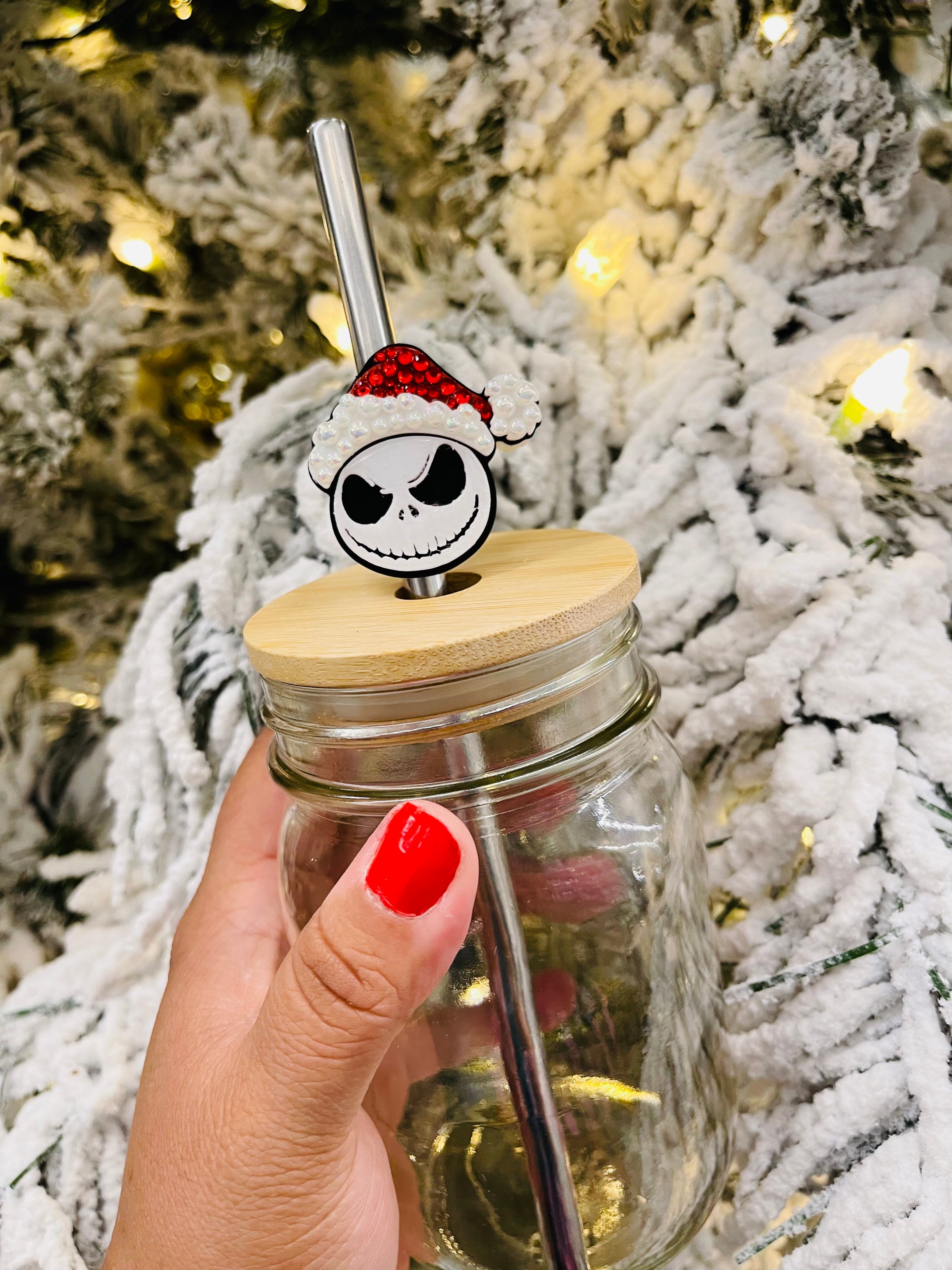 Santy Clause Straw Charm