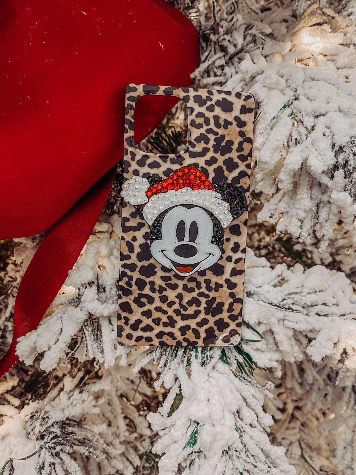 Santa Mouse Pop Socket